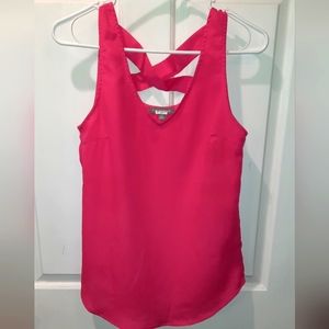 Tinley Road Sleeveless Bright Pink Blouse size XS